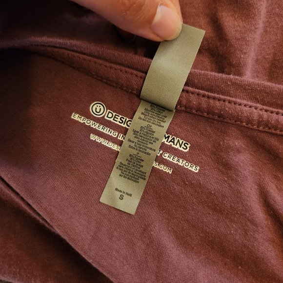 Dusty Purple Mountain Sunset Short Sleeve Shirt - Picture 5 of 6